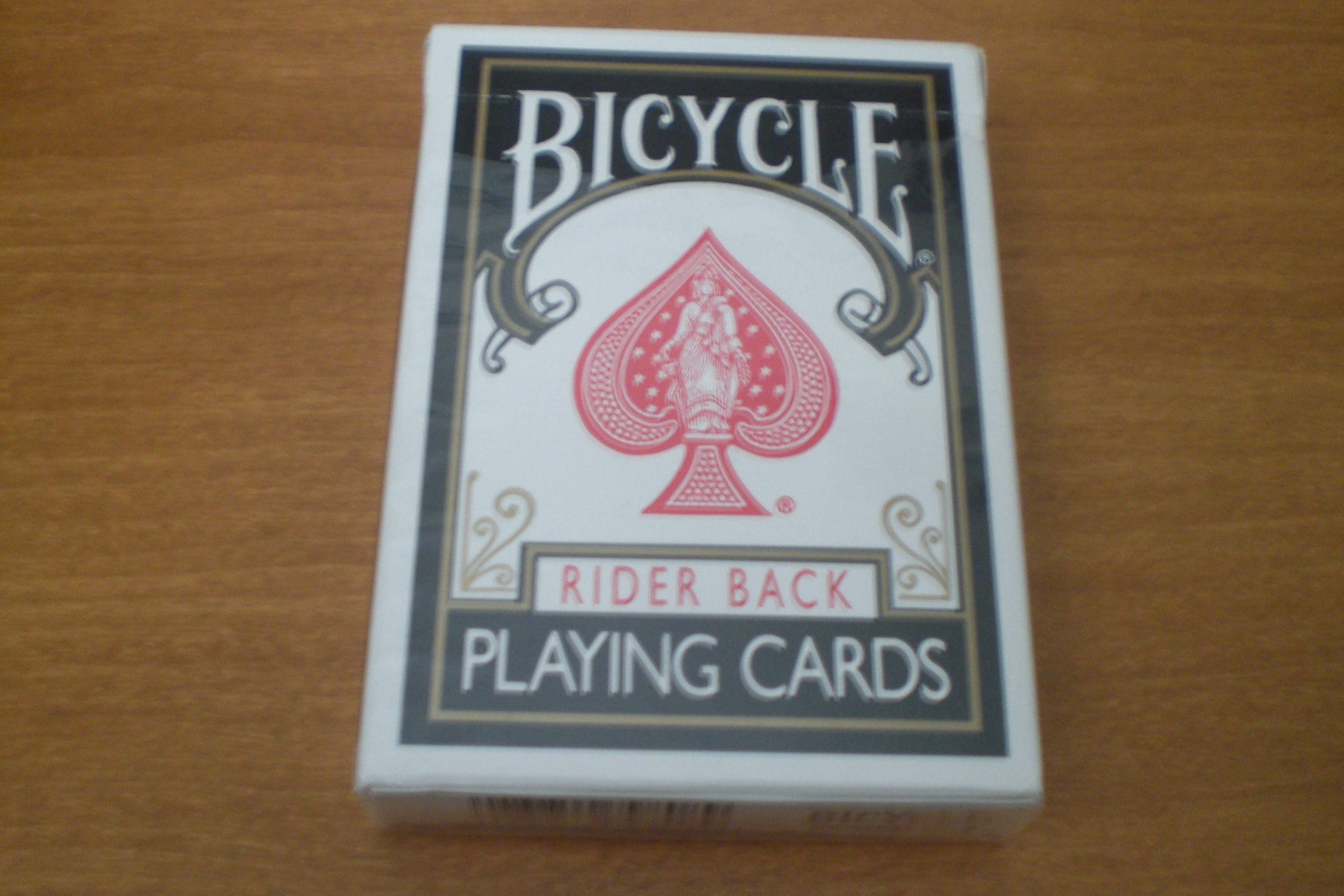 Front : Bicycle Rider Back Playing Cards